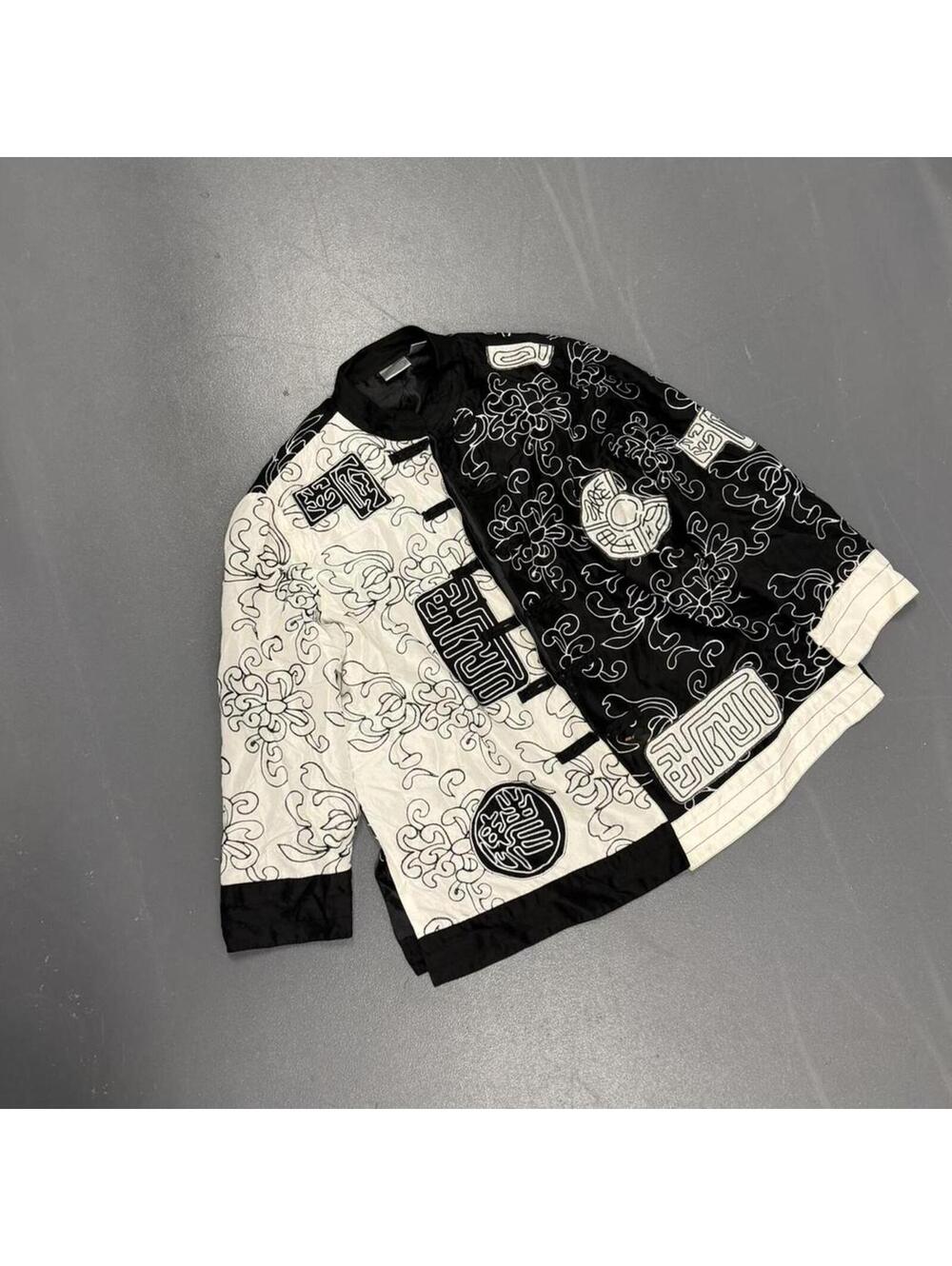 Women's Black and Multi Jacket
